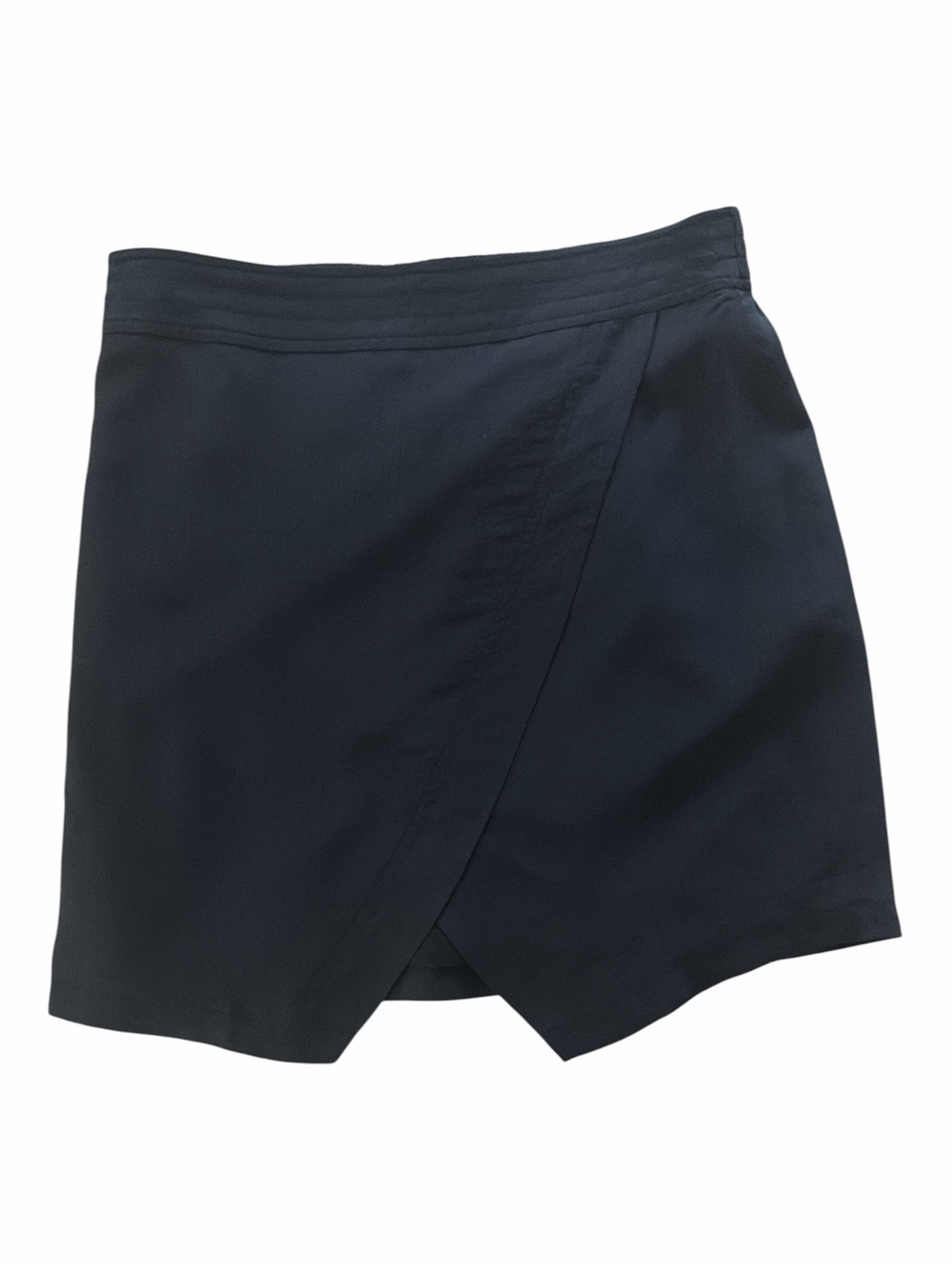 Madewell Black Women's Wrap Mini Skirt